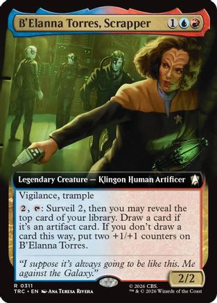 B'Elanna Torres, Scrapper (Extended Art)  (TRC-311) - [Commander: Star Trek]
