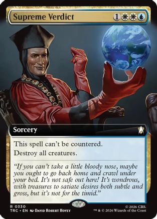 Supreme Verdict (Extended Art)  (TRC-330) - [Commander: Star Trek]