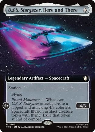 U.S.S. Stargazer, Here and There (Extended Art)  (TRC-365) - [Commander: Star Trek]