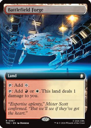 Battlefield Forge (Extended Art)  (TRC-367) - [Commander: Star Trek]