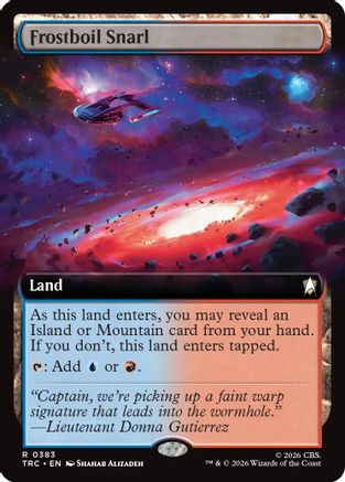 Frostboil Snarl (Extended Art)  (TRC-383) - [Commander: Star Trek]