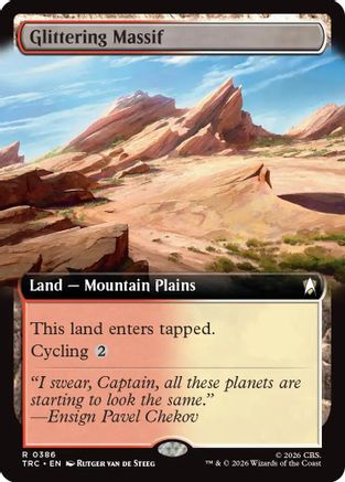 Glittering Massif (Extended Art)  (TRC-386) - [Commander: Star Trek]