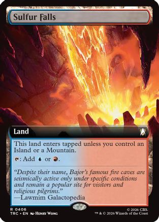 Sulfur Falls (Extended Art)  (TRC-406) - [Commander: Star Trek]