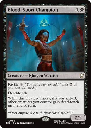 Blood-Sport Champion  (TRC-058) - [Commander: Star Trek]