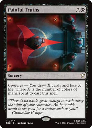 Painful Truths Surge Foil MTG single from Magic: The Gathering Commander: Star Trek collection