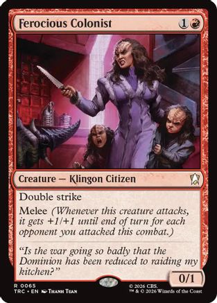 Ferocious Colonist  (TRC-065) - [Commander: Star Trek]