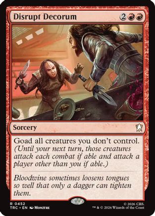 Disrupt Decorum  (TRC-452) - [Commander: Star Trek]
