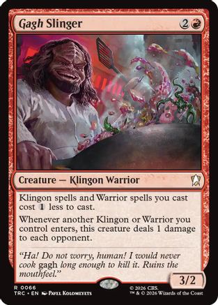 Gagh Slinger (Surge Foil)  [Foil]  (TRC-066) - [Commander: Star Trek]