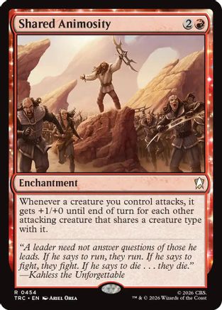Shared Animosity (Surge Foil)  [Foil]  (TRC-454) - [Commander: Star Trek]