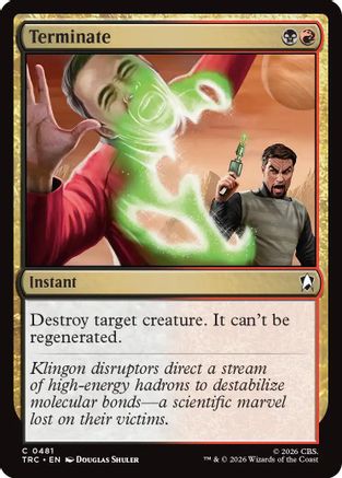 Terminate  (TRC-481) - [Commander: Star Trek]