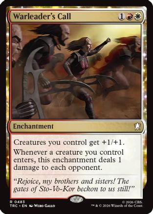 Warleader's Call  (TRC-483) - [Commander: Star Trek]