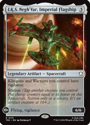 I.K.S. Negh'Var, Imperial Flagship  (TRC-113) - [Commander: Star Trek]
