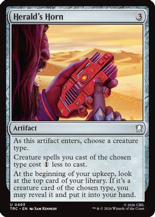 Herald's Horn (Surge Foil)  [Foil]  (TRC-493) - [Commander: Star Trek]