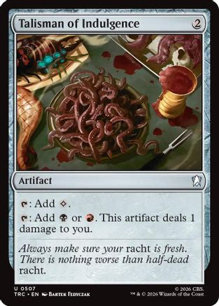 Talisman of Indulgence (Surge Foil)  [Foil]  (TRC-507) - [Commander: Star Trek]