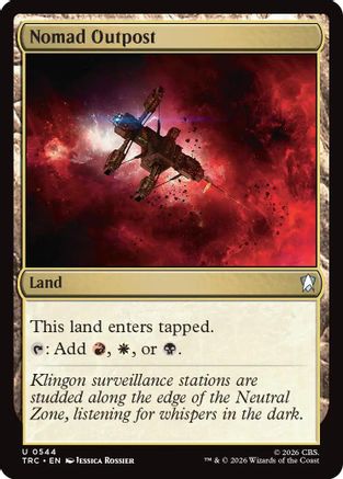 Nomad Outpost (Surge Foil)  [Foil]  (TRC-544) - [Commander: Star Trek]