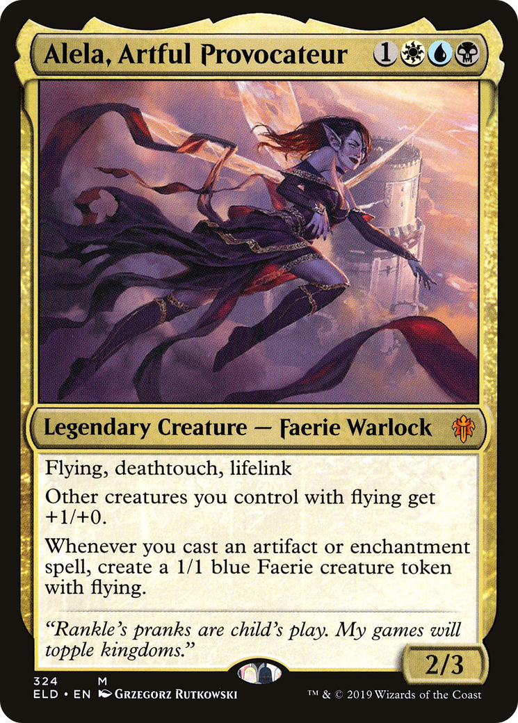 Alela, Artful Provocateur [Throne of Eldraine] - Trinity Hobby