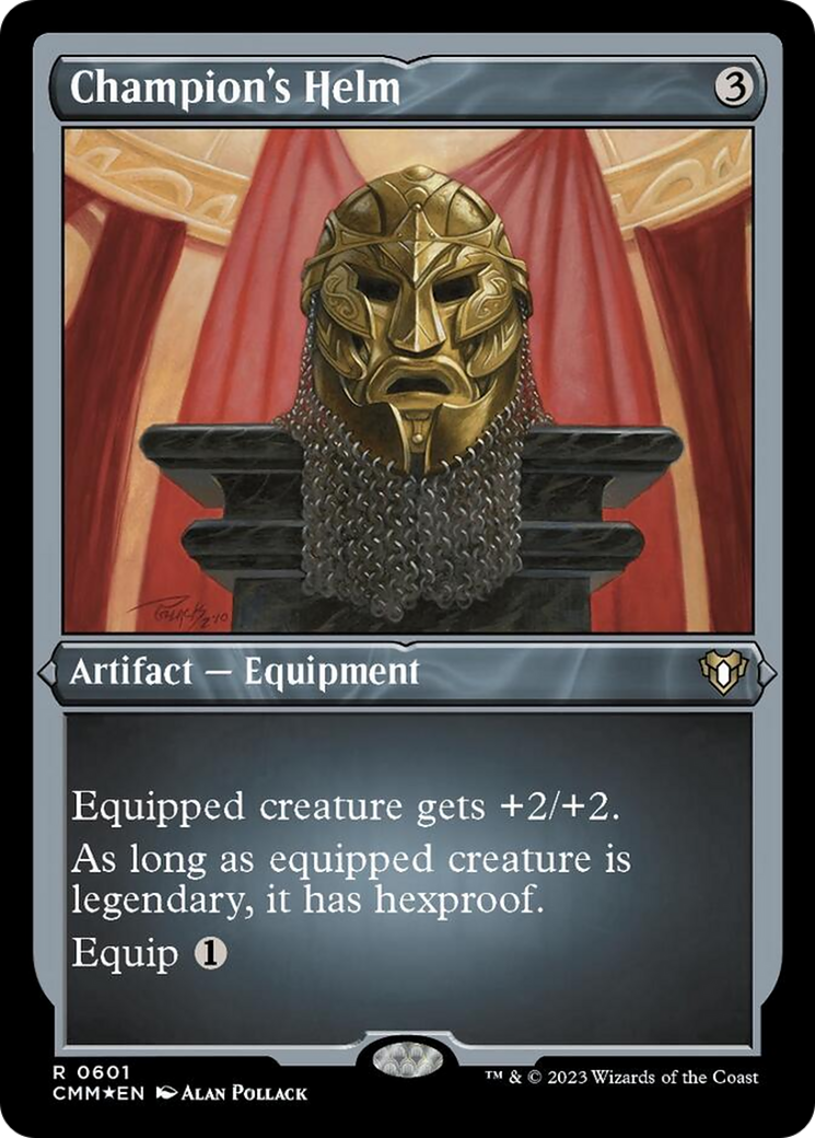 Champion's Helm (Foil Etched) [Commander Masters] - Trinity Hobby
