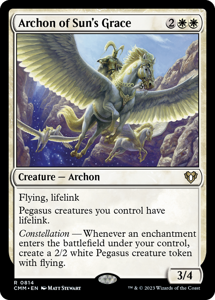 Archon of Sun's Grace [Commander Masters] - Trinity Hobby