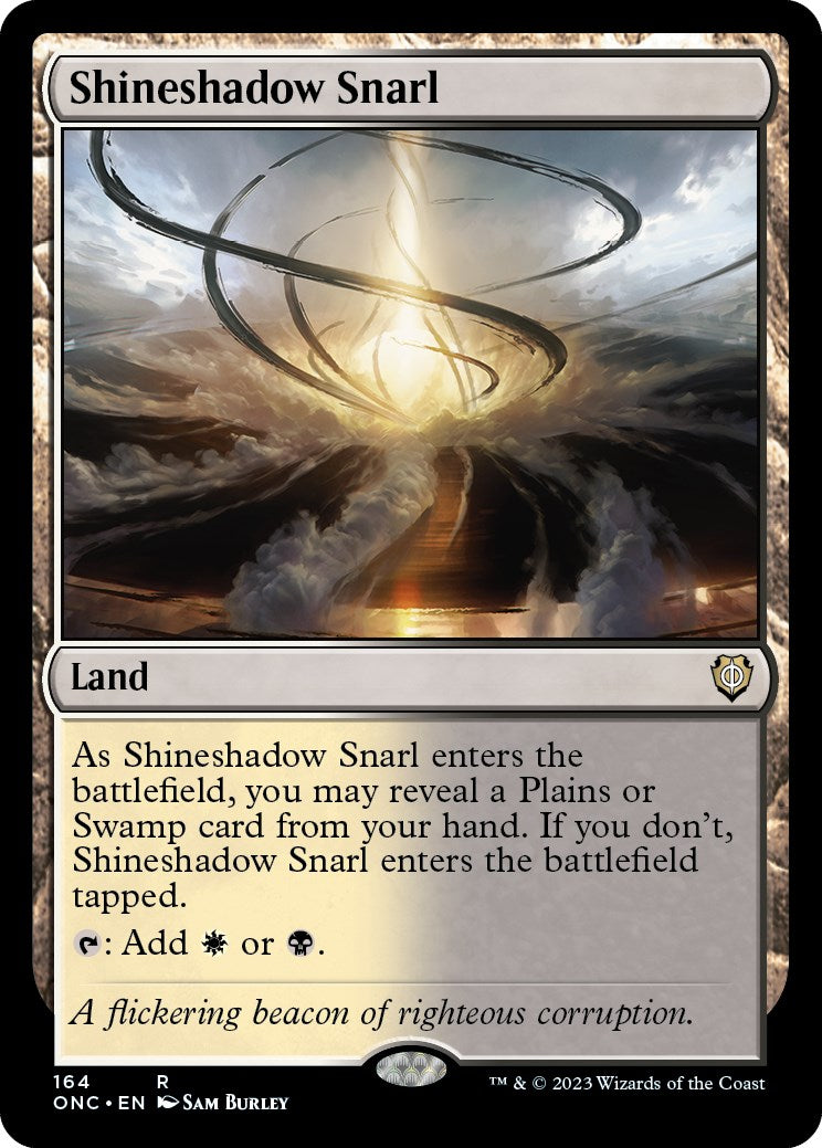 Shineshadow Snarl [Phyrexia: All Will Be One Commander] - Trinity Hobby