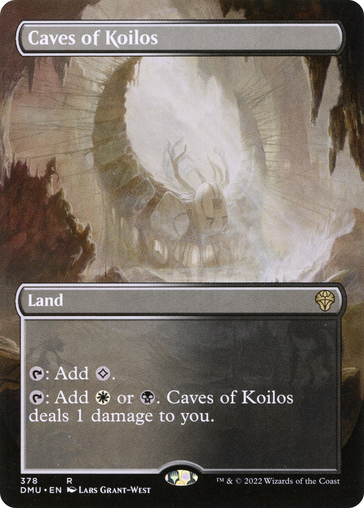 Caves of Koilos (Borderless Alternate Art) [Dominaria United] - Trinity Hobby