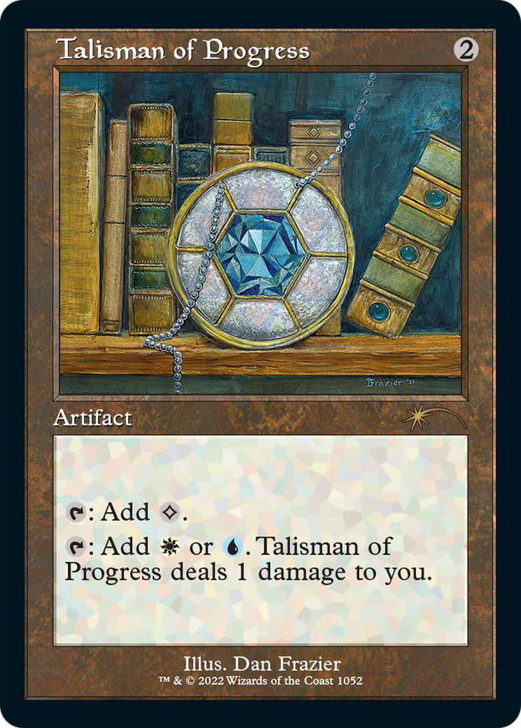 Talisman of Progress [Etched Foil]  (SLD-1052) - [Secret Lair Drop] - Trinity Hobby