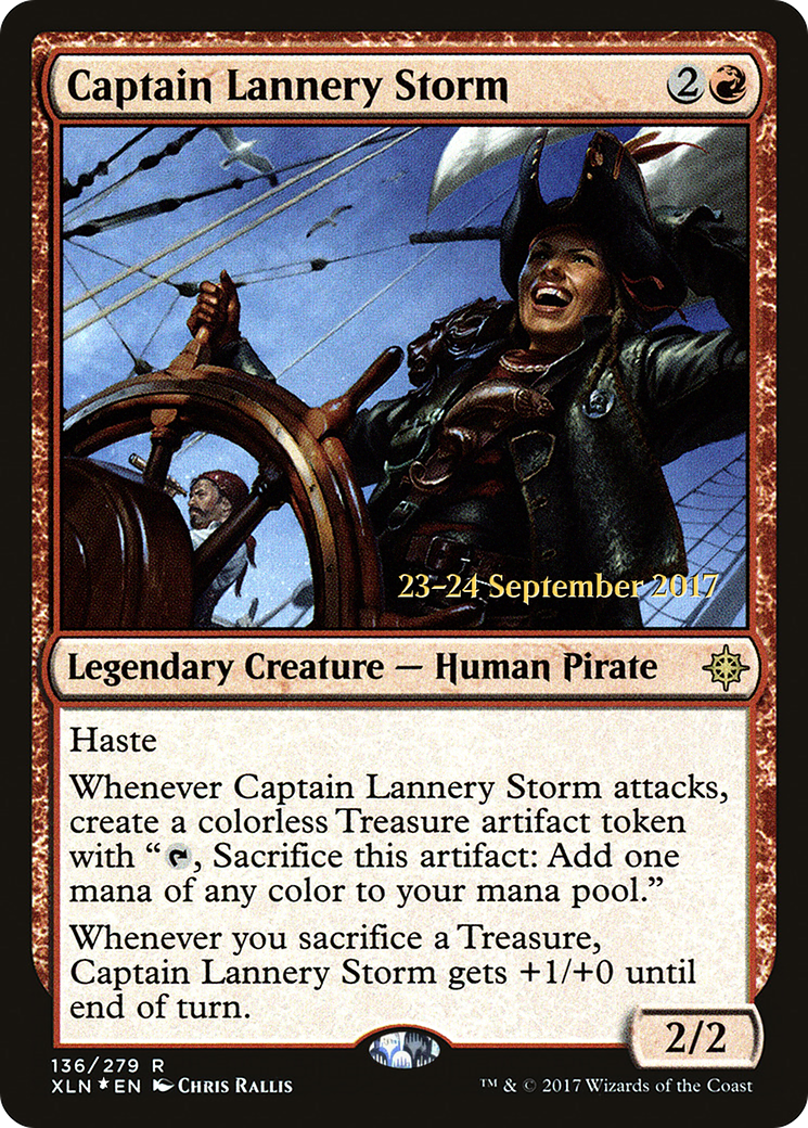 Captain Lannery Storm [Ixalan Prerelease Promos] - Trinity Hobby