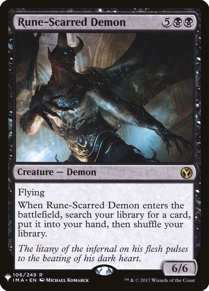 Rune-Scarred Demon [Mystery Booster] - Trinity Hobby