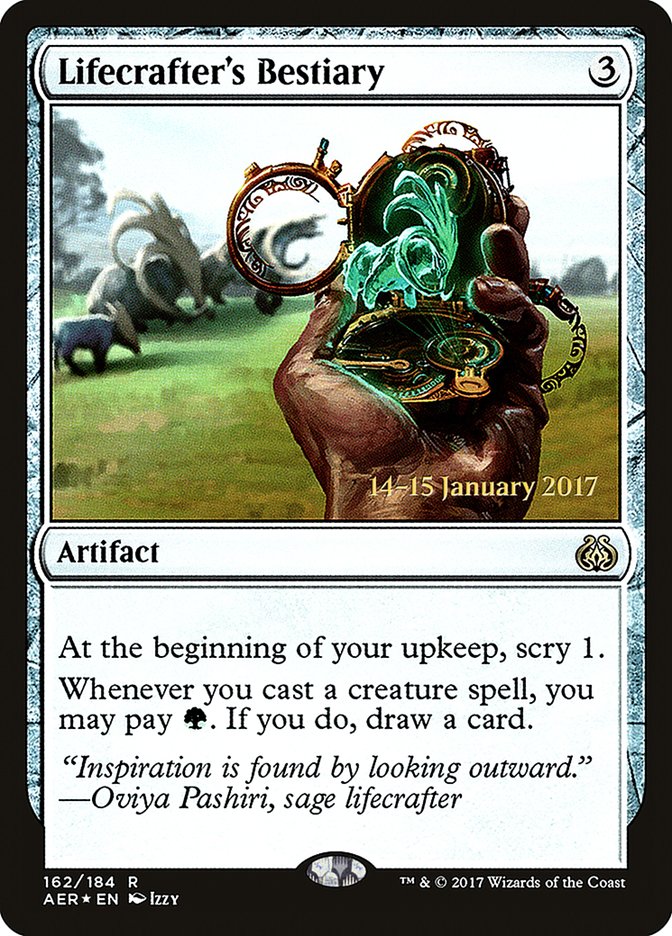 Lifecrafter's Bestiary [Aether Revolt Prerelease Promos] - Trinity Hobby