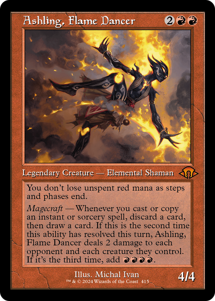 Ashling, Flame Dancer (Retro) [Modern Horizons 3] - Trinity Hobby