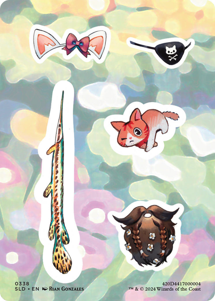 Sticker sheet  [Foil]  (SLD-338) - [Secret Lair Drop] - Trinity Hobby
