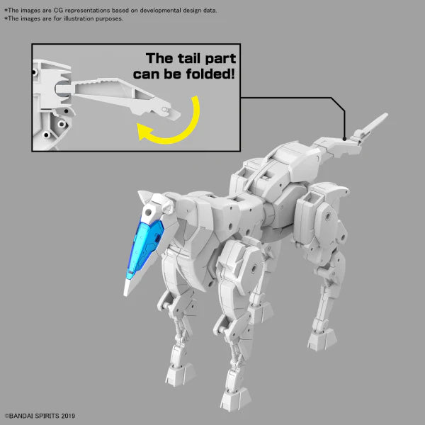 30MM 1/144 Extended Armament Vehicle (HORSE MECHA Ver.) [WHITE] - Trinity Hobby