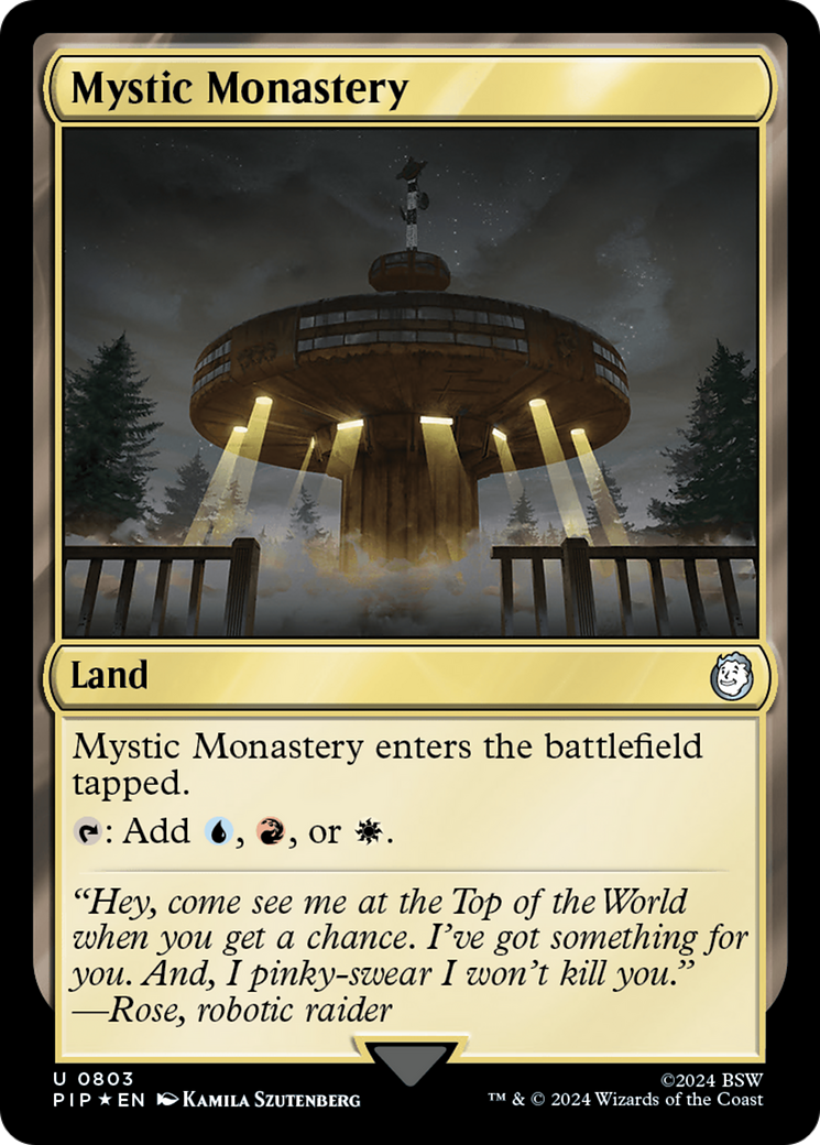 Mystic Monastery (Surge Foil) [Fallout] - Trinity Hobby