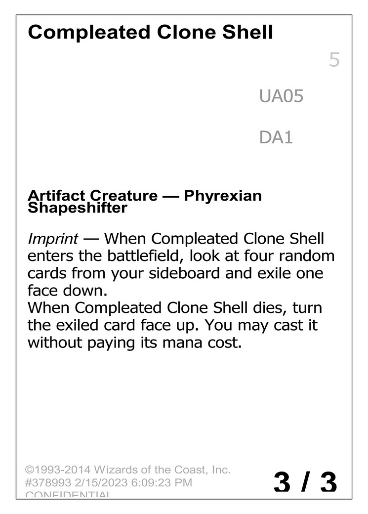 Compleated Clone Shell [Unknown Event]