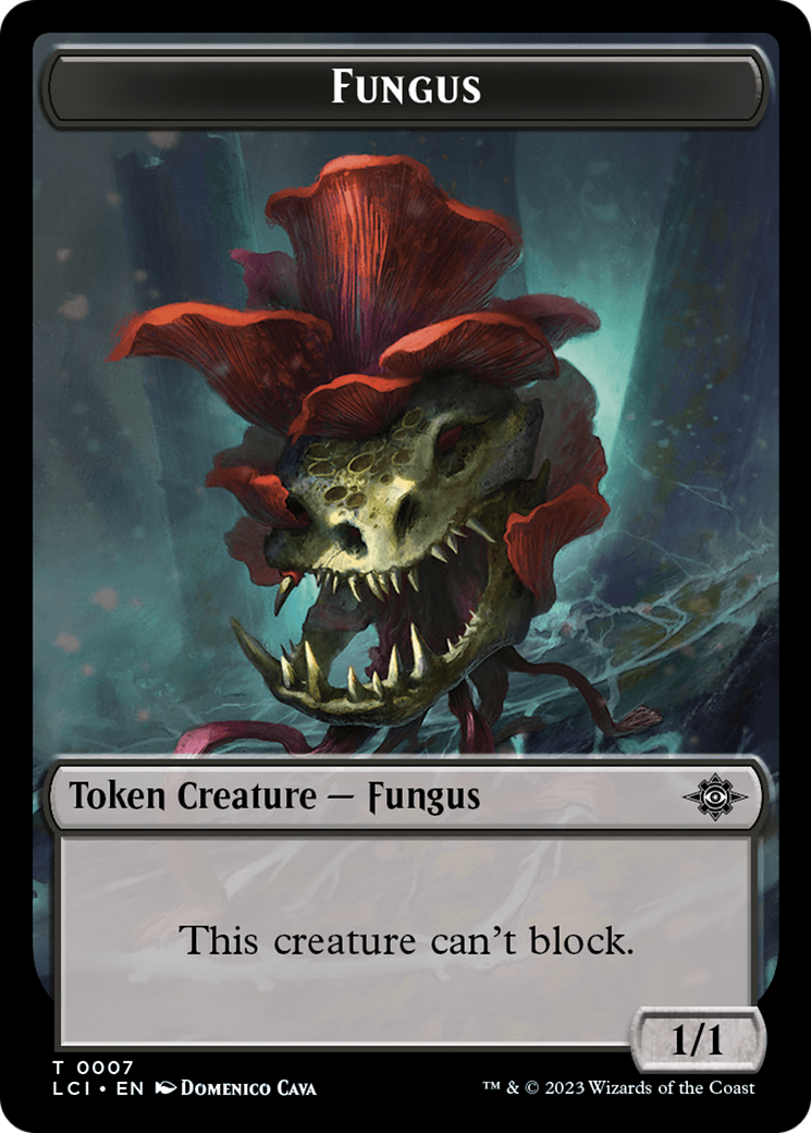Gnome // Fungus Double-Sided Token [The Lost Caverns of Ixalan Tokens] - Trinity Hobby