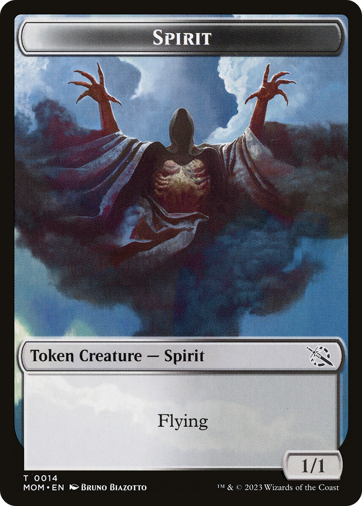 Thopter // Spirit (14) Double-Sided Token [March of the Machine Tokens] - Trinity Hobby