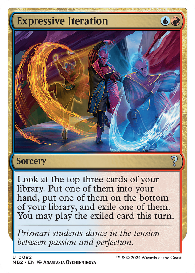 Expressive Iteration (White Border) [Mystery Booster 2] - Trinity Hobby