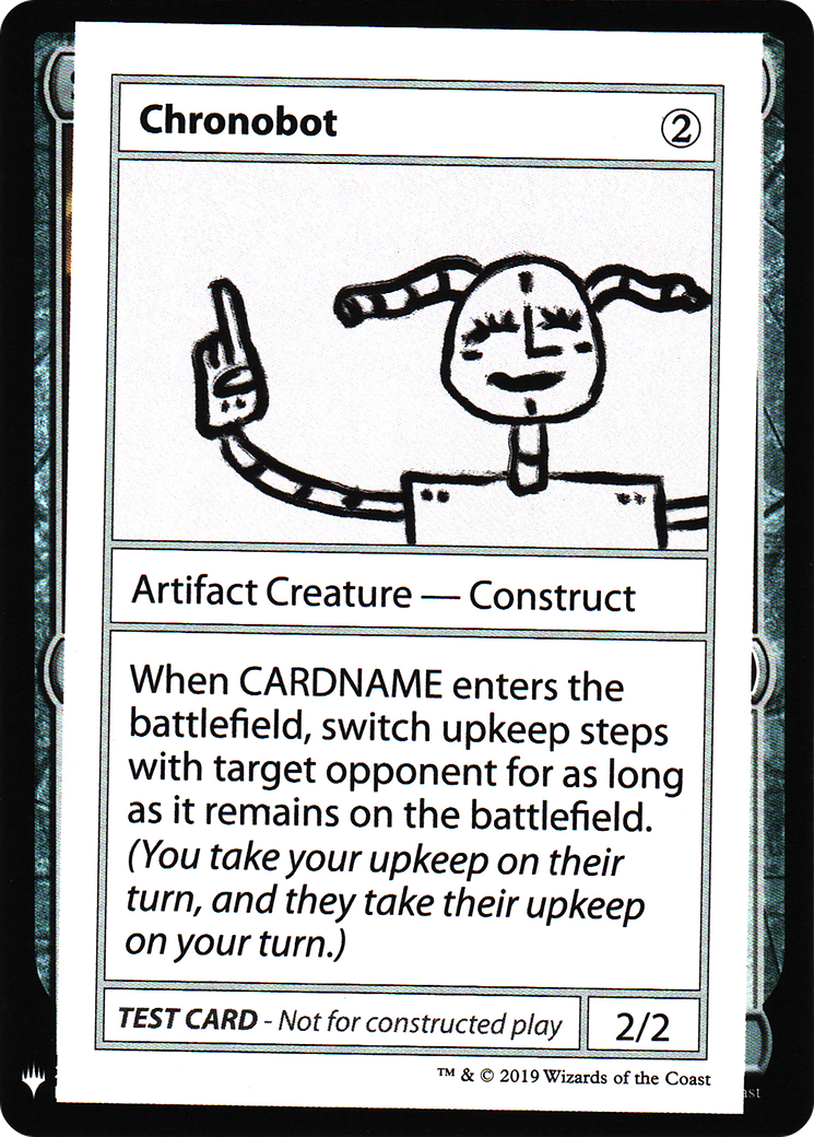 Chronobot [Mystery Booster Playtest Cards] - Trinity Hobby