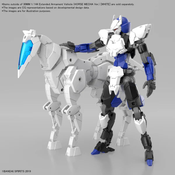 30MM 1/144 Extended Armament Vehicle (HORSE MECHA Ver.) [WHITE] - Trinity Hobby