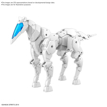 30MM 1/144 Extended Armament Vehicle (HORSE MECHA Ver.) [WHITE]