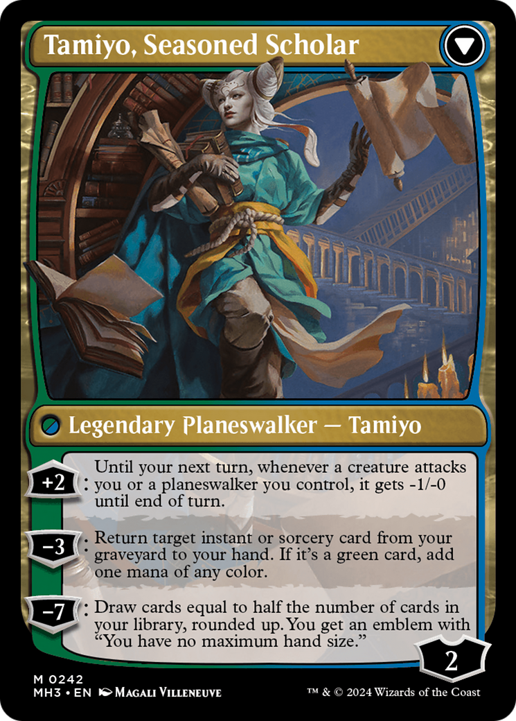 Tamiyo, Inquisitive Student // Tamiyo, Seasoned Scholar [Modern Horizons 3] - Trinity Hobby