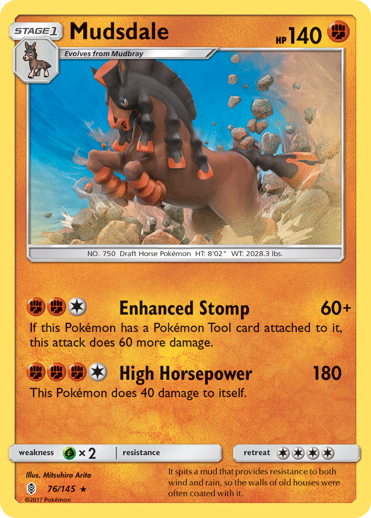Mudsdale (76/145) [Sun & Moon: Guardians Rising] - Trinity Hobby