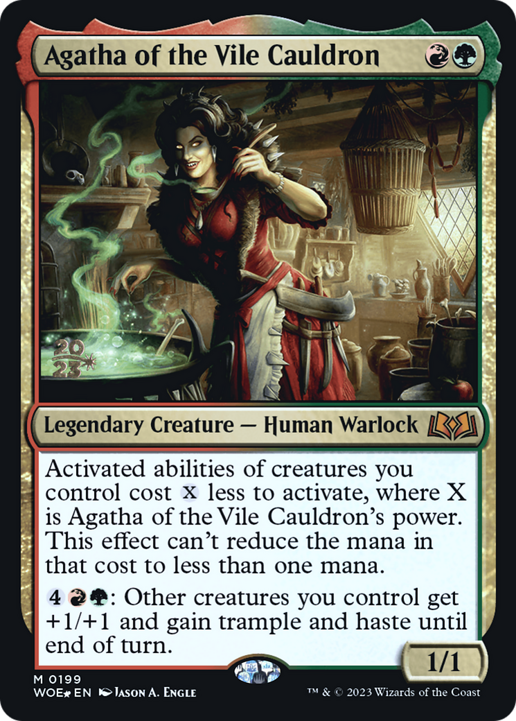 Agatha of the Vile Cauldron [Wilds of Eldraine Prerelease Promos] - Trinity Hobby