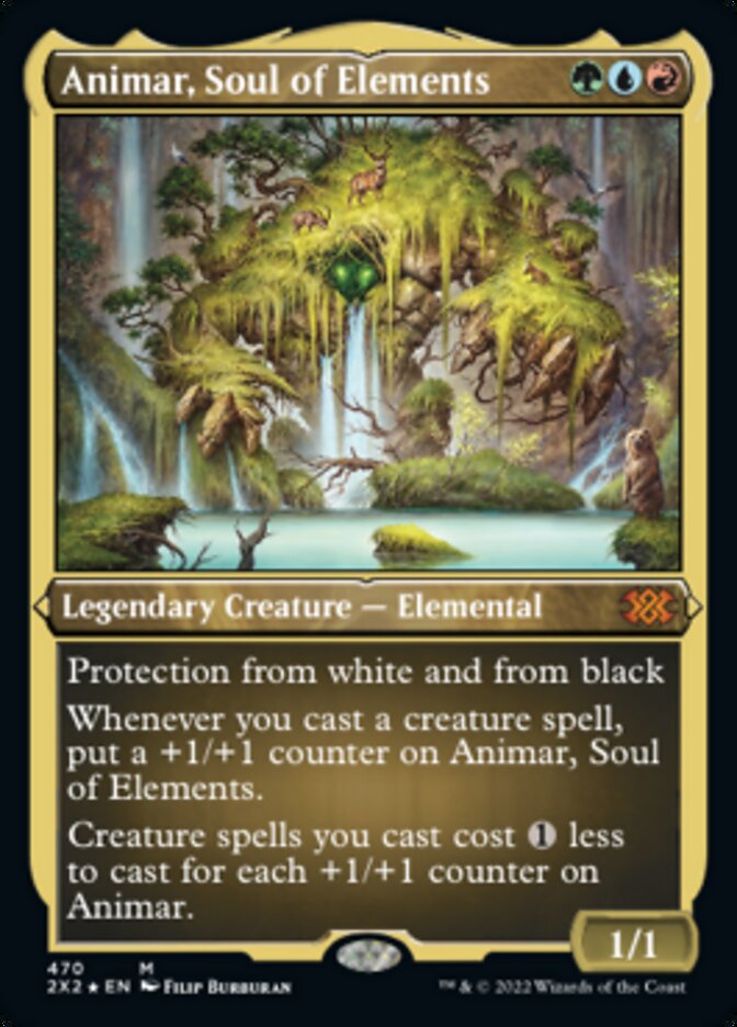 Animar, Soul of Elements (Foil Etched) [Double Masters 2022] - Trinity Hobby