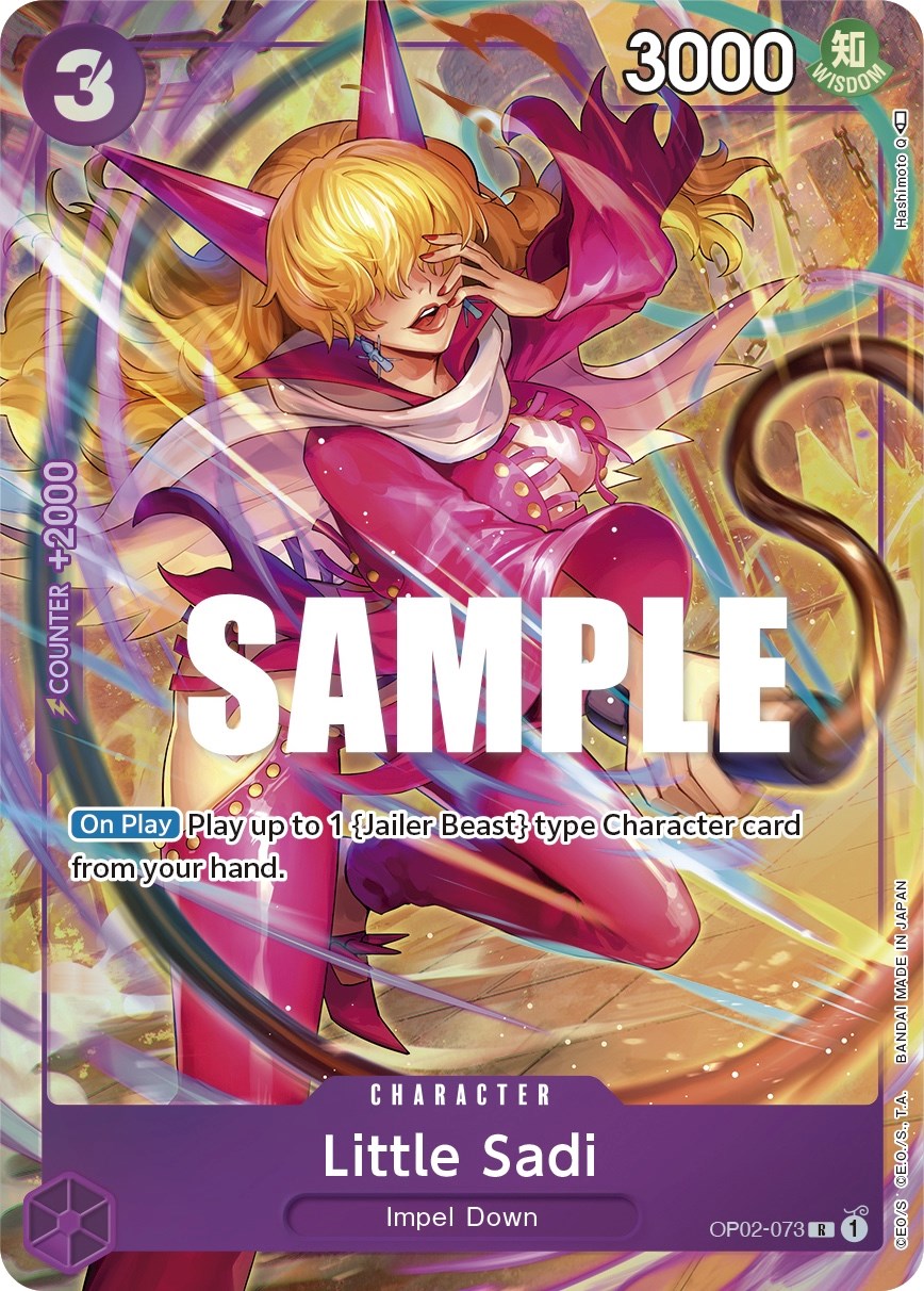 Little Sadi (Alternate Art) (OP02-073) - [Paramount War] Foil - Trinity Hobby