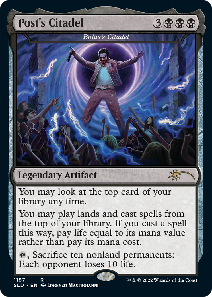 Bolas's Citadel (SLD-1187) - [Secret Lair Drop] / Post's Citadel Foil - Trinity Hobby