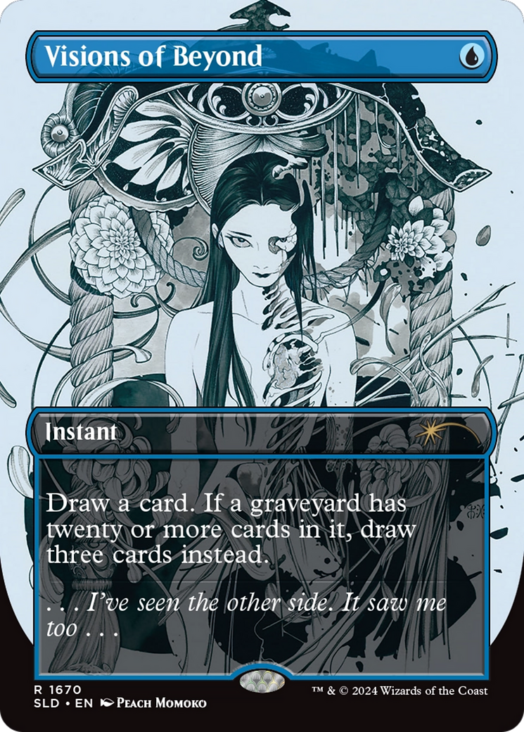 Visions of Beyond  [Foil]  (SLD-1670) - [Secret Lair Drop] (Borderless) - Trinity Hobby