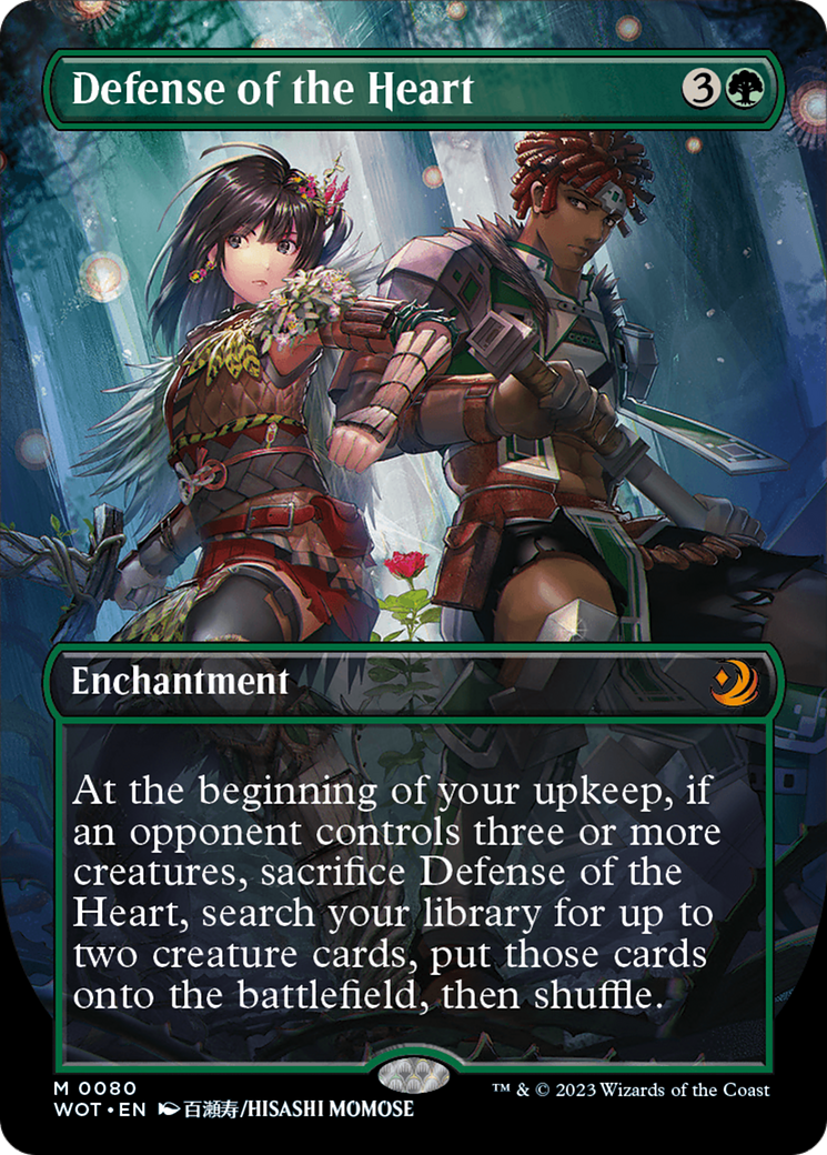 Defense of the Heart (Anime Borderless) [Wilds of Eldraine: Enchanting Tales] - Trinity Hobby