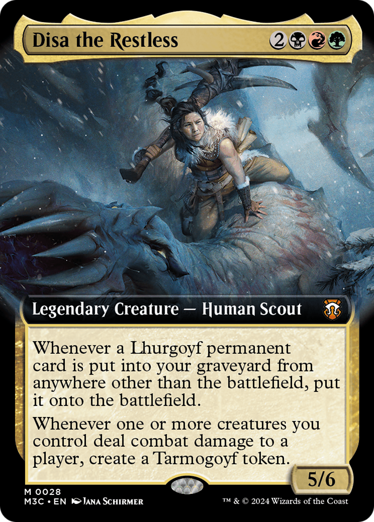 Disa the Restless (Extended Art) [Modern Horizons 3 Commander] - Trinity Hobby