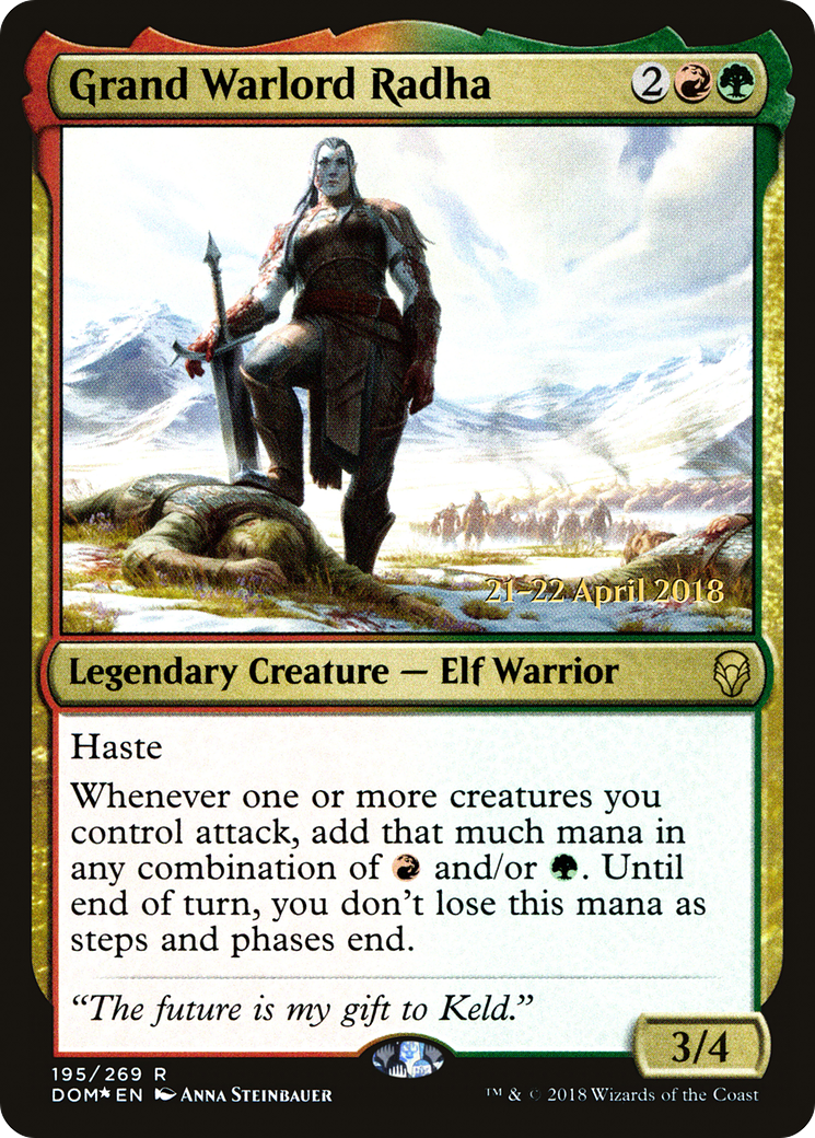 Grand Warlord Radha [Promotions avant-première de Dominaria] 