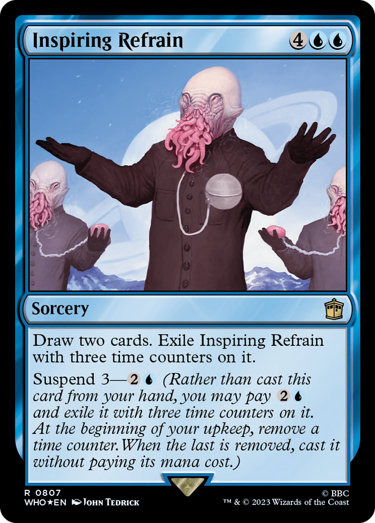 Inspiring Refrain (Surge Foil) [Doctor Who] - Trinity Hobby